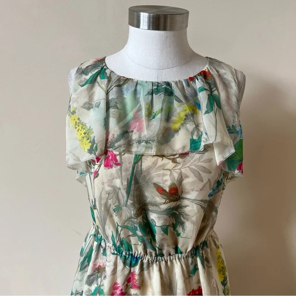 Ted Baker London timoxa floral chiffon dress 17962 - Picture 5 of 12